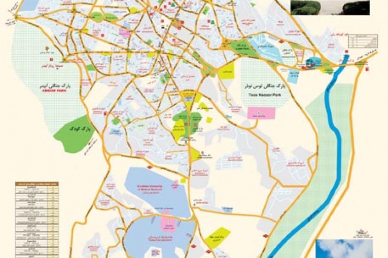 نقشه کد طرح جامع گردشگری
