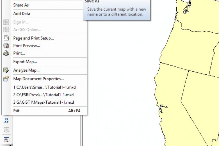 ذخیره نمودن سند در GIS